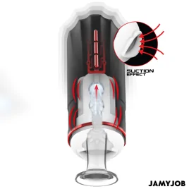 JAMYJOB - MEGABITE MASTURBATORE AUTOMATICO PER LA BOCCA 5 MODALITÀ ONDE E VIBRAZIONI STIMOLANTI