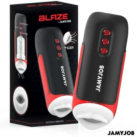 JAMYJOB - BLAZE MASTURBATORE AUTOMATICO PER LA BOCCA 5 MODALITÀ ONDE E VIBRAZIONI STIMOLANTI