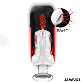 JAMYJOB - BLAZE MASTURBATORE AUTOMATICO PER LA BOCCA 5 MODALITÀ ONDE E VIBRAZIONI STIMOLANTI