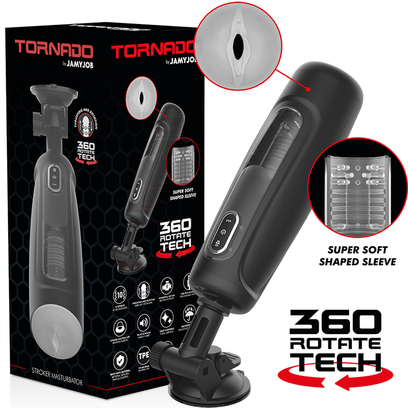 JAMYJOB - TORNADO 360 ROTATE TECH STROKER JAMYJOB - TORNADO 360 ROTATE TECH STROKER
