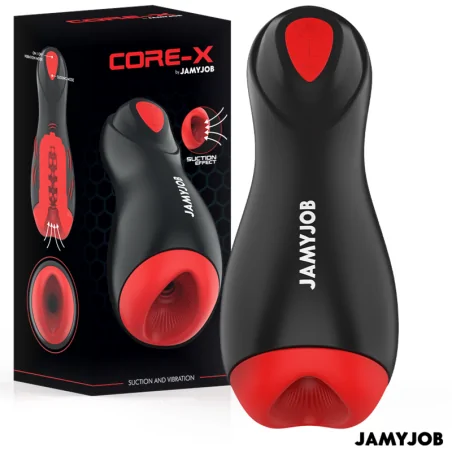 JAMYJOB - MASTURBATORE AUTOMATICO CORE-X 5 MODALITÀ ONDE E VIBRAZIONI STIMOLANTI
