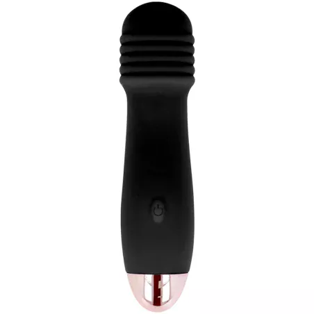 DOLCE VITA - RECHARGEABLE VIBRATOR THREE BLACK 7 SPEED
