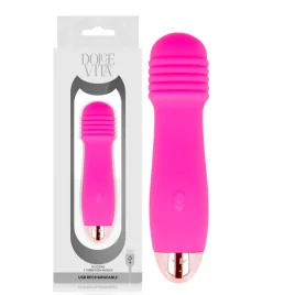 DOLCE VITA - RECHARGEABLE VIBRATOR THREE PINK 7 SPEEDS