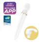 SATISFYER - APPLICATION DOUBLE WANDER BLANCHE SATISFYER - APPLICATION DOUBLE WANDER BLANCHE