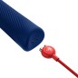 FUN FACTORY - VIM SILICONE RECHARGEABLE VIBRANT LESTÉ RUMBLE WAND SUNRISE ORANGE