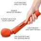 FUN FACTORY - VIM SILICONE RECHARGEABLE VIBRATING WEIGHTED RUMBLE WAND MIDNIGHT BLUE FUN FACTORY - VIM SILICONE RECHARGEABLE VIBRATING WEIGHTED RUMBLE WAND MIDNIGHT BLUE