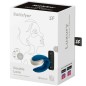 SATISFYER - DOUBLE LOVE LUXURY PARTNER VIBRATOR BLUE SATISFYER - DOUBLE LOVE LUXURY PARTNER VIBRATOR BLUE