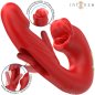 INTENSE - NATHY DOUBLE VIBRATEUR AVEC BOUCHE STIMULANTE MULTIFONCTION ROUGE INTENSE - NATHY DOUBLE VIBRATEUR AVEC BOUCHE STIMULANTE MULTIFONCTION ROUGE