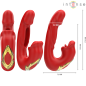 INTENSE - NATHY DOPPELVIBRATOR MIT MULTIFUNKTIONS-STIMULIERENDER MUND ROT INTENSE - NATHY DOPPELVIBRATOR MIT MULTIFUNKTIONS-STIMULIERENDER MUND ROT