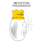 INTENSE - CLIT STIMULATOR 10 LICKING AND SUCTION FREQUENCIES - BLUE INTENSE - CLIT STIMULATOR 10 LICKING AND SUCTION FREQUENCIES - BLUE