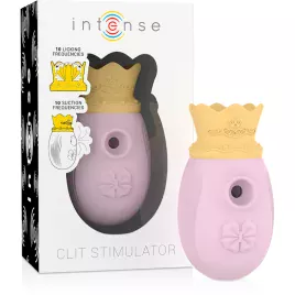 INTENSE - CLIT STIMULATOR 10 LICKING AND SUCTION FREQUENCIES - PINK