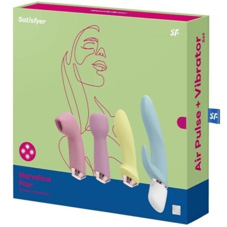 SATISFYER - MARVELOUS FOUR SET VIBRATORE E IMPULSO