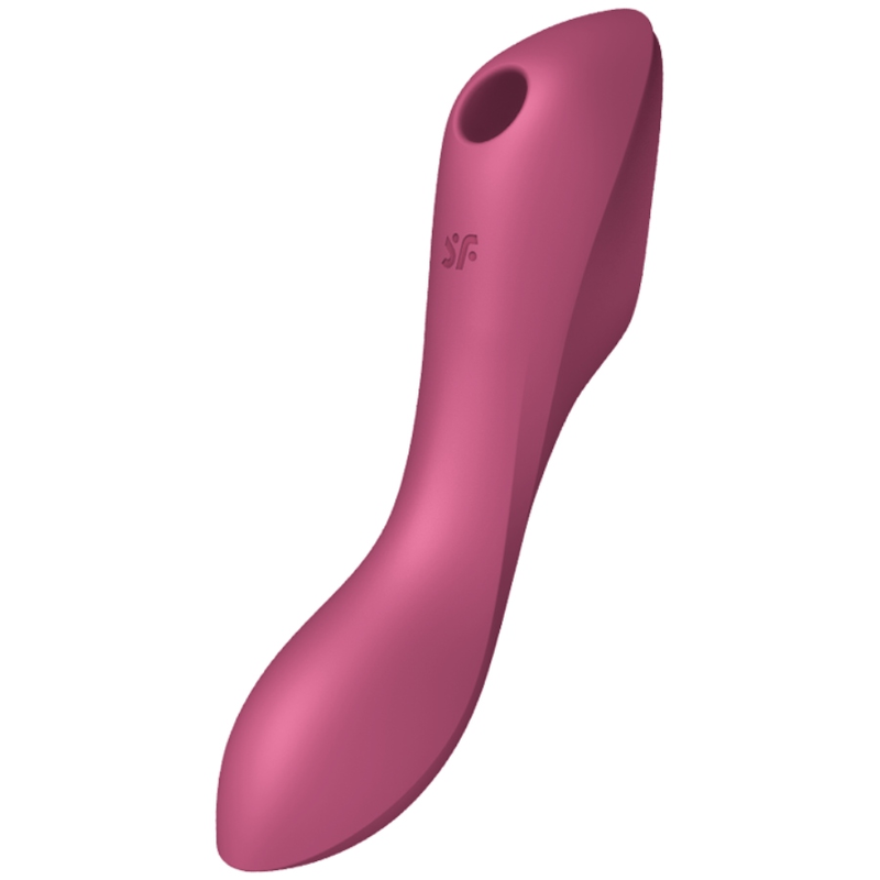 SATISFYER - STIMULATEUR ET VIBRATEUR CURVY TRINITY 3 ROUGE SATISFYER - STIMULATEUR ET VIBRATEUR CURVY TRINITY 3 ROUGE