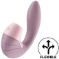 SATISFYER SUPERNOVA AIR PULSE STIMULATOR VIBRATION - WHITE SATISFYER SUPERNOVA AIR PULSE STIMULATOR VIBRATION - WHITE