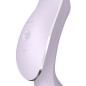 SATISFYER CURVY TRINITY 2 AIR PULSE VIBRATOR - PURPLE SATISFYER CURVY TRINITY 2 AIR PULSE VIBRATOR - PURPLE