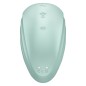 SATISFYER PEARL DIVER AIR PULSE STIMULATOR VIBRATOR - GREEN SATISFYER PEARL DIVER AIR PULSE STIMULATOR VIBRATOR - GREEN