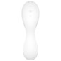 SATISFYER CURVY TRINITY 5 AIR PULSE STIMULATOR VIBRATOR APP - WHITE SATISFYER CURVY TRINITY 5 AIR PULSE STIMULATOR VIBRATOR APP - WHITE