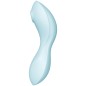 SATISFYER CURVY TRINITY 5 AIR PULSE STIMULATOR VIBRATOR APP - WHITE SATISFYER CURVY TRINITY 5 AIR PULSE STIMULATOR VIBRATOR APP - WHITE