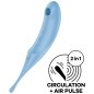 SATISFYER - TWIRLING PRO AIR PULSE STIMULATOR VIBRATOR BLAU