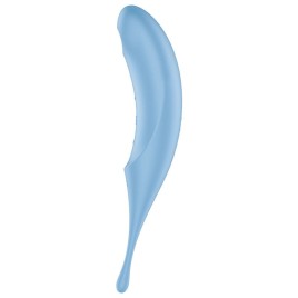 SATISFYER - TWIRLING PRO AIR PULSE STIMULATOR  VIBRATOR BLUE