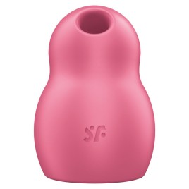 SATISFYER - STIMULATEUR ET VIBRATEUR DOUBLE AIR PULSE PRO TO GO 1 BLEU