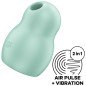 SATISFYER PRO TO GO 1 DOUBLE AIR PULSE STIMULATOR VIBRATOR - BLUE SATISFYER PRO TO GO 1 DOUBLE AIR PULSE STIMULATOR VIBRATOR - BLUE