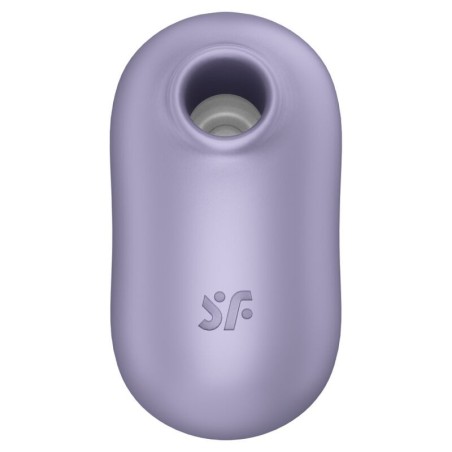 SATISFYER - PRO TO GO 2 DOUBLE AIR PULSE STIMULATOR VIBRATOR BEIGE