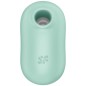 SATISFYER - PRO TO GO 2 DOPPELTER LUFTPULSSTIMULATOR VIBRATOR GRÜN