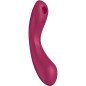 SATISFYER - CURVE TRINITY 1 AIR PULSE VIBRATION RED SATISFYER - CURVE TRINITY 1 AIR PULSE VIBRATION RED