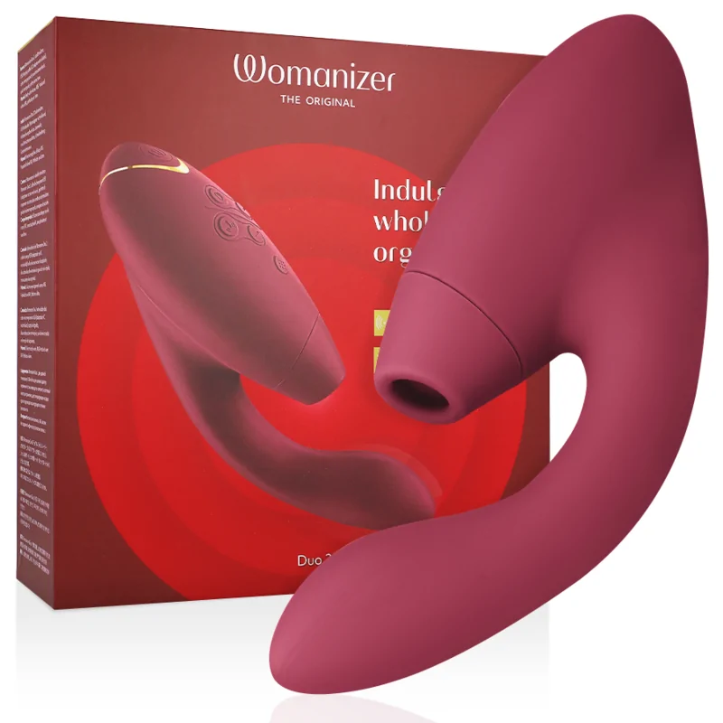 WOMANIZER - STIMOLATORE DUO 2 BORDEAUX WOMANIZER - STIMOLATORE DUO 2 BORDEAUX