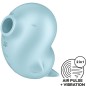 SATISFYER - SASSY SEAL STIMOLATORE E VIBRATORE BLU SATISFYER - SASSY SEAL STIMOLATORE E VIBRATORE BLU
