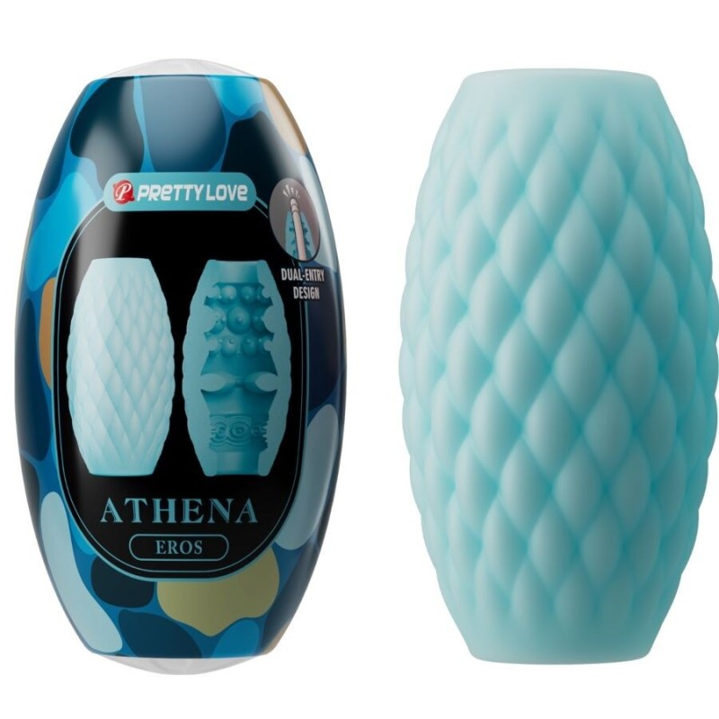 PRETTY LOVE - MASTURBATEUR POUR HOMME EN SILICONE ATHENA EROS BLEU CIEL PRETTY LOVE - MASTURBATEUR POUR HOMME EN SILICONE ATHENA EROS BLEU CIEL