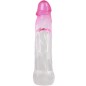 PRETTY LOVE - GAINE D'AGRANDISSEMENT RÉALISTE NERON 6 CM POUR PÉNIS ROSE