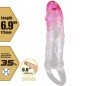 PRETTY LOVE - ODES GAINE D'AGRANDISSEMENT RÉALISTE DE 2 CM POUR PÉNIS ROSE PRETTY LOVE - ODES GAINE D'AGRANDISSEMENT RÉALISTE DE 2 CM POUR PÉNIS ROSE
