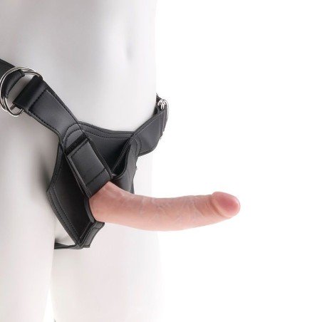 KING COCK - IMBRACATURA PER CAZZO KING CON PENE REALISTICO 17,8 CM