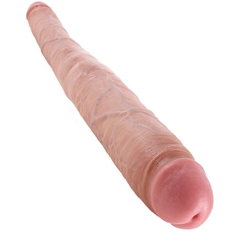KING COCK GODE DOUBLE NATUREL 40.6 CM