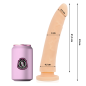 DELTA CLUB - TOYS NATÜRLICHER DILDO AUS MEDIZINISCHEM SILIKON 23 CM -O- 4.5 CM DELTA CLUB - TOYS NATÜRLICHER DILDO AUS MEDIZINISCHEM SILIKON 23 CM -O- 4.5 CM
