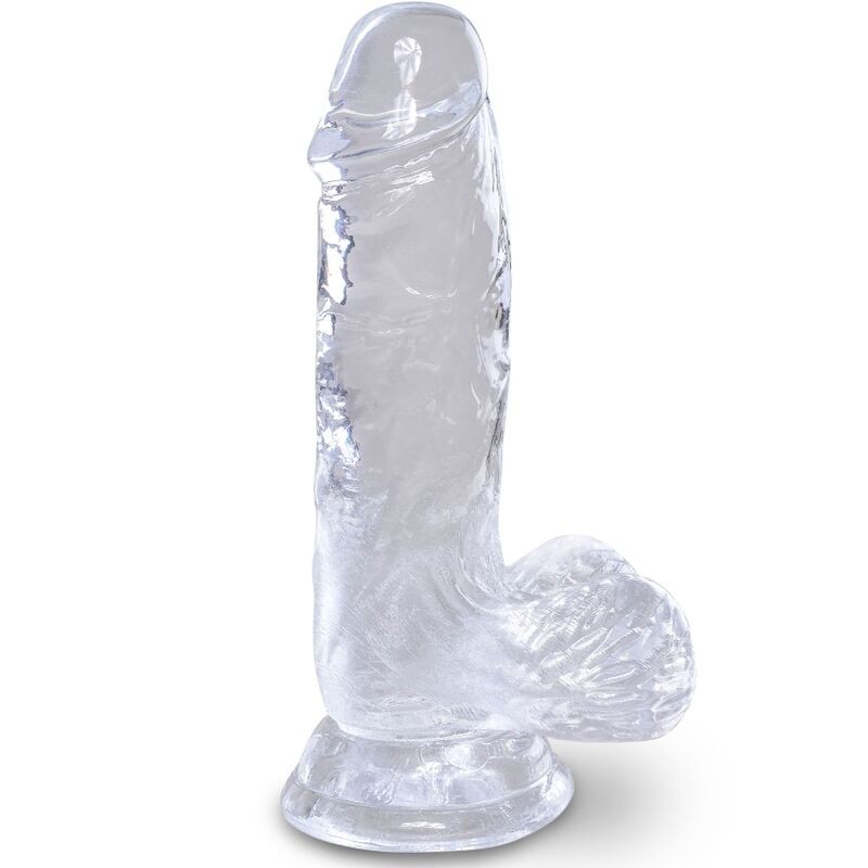 KING COCK - CLEAR PÉNIS RÉALISTE AVEC BOULES 10.1 CM TRANSPARENT KING COCK - CLEAR PÉNIS RÉALISTE AVEC BOULES 10.1 CM TRANSPARENT