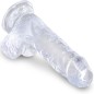 KING COCK - CLEAR PÉNIS RÉALISTE AVEC BOULES 10.1 CM TRANSPARENT KING COCK - CLEAR PÉNIS RÉALISTE AVEC BOULES 10.1 CM TRANSPARENT