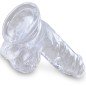 KING COCK - CLEAR PÉNIS RÉALISTE AVEC BOULES 10.1 CM TRANSPARENT KING COCK - CLEAR PÉNIS RÉALISTE AVEC BOULES 10.1 CM TRANSPARENT