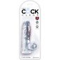 KING COCK - CLEAR PÉNIS RÉALISTE AVEC BOULES 10.1 CM TRANSPARENT KING COCK - CLEAR PÉNIS RÉALISTE AVEC BOULES 10.1 CM TRANSPARENT