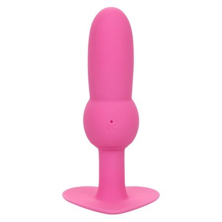 CALEXOTICS - FIRST TIME ANAL PLUG MIT PERLENSONDE 10 VIBRATIONEN ROSA