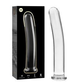 NEBULA SERIES BY IBIZA - MODÈLE 8 GODE EN VERRE BOROSILICATE ROSE 14.5 CM -O- 2 CM