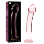 NEBULA SERIES BY IBIZA - MODELLO 11 DILDO IN VETRO BOROSILICATO 16 X 3 CM TRASPARENTE