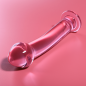 NEBULA SERIES BY IBIZA - MODÈLE 11 GODE EN VERRE BOROSILICATE 16 X 3 CM CLAIR