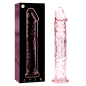 NEBULA SERIES BY IBIZA - MODÈLE 12 GODE EN VERRE BOROSILICATE 17 X 3,5 CM CLAIR