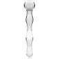 NEBULA SERIES BY IBIZA - MODÈLE 13 GODE EN VERRE BOROSILICATE 18 X 3,5 CM CLAIR