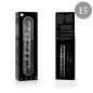 NEBULA SERIES BY IBIZA - MODEL 15 DILDO BOROSILICATE GLASS 18.5 X 3 CM CLEAR