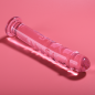 NEBULA SERIES BY IBIZA - MODÈLE 16 GODE EN VERRE BOROSILICATE 18,5 X 3 CM CLAIR
