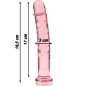NEBULA SERIES BY IBIZA - MODÈLE 16 GODE EN VERRE BOROSILICATE 18,5 X 3 CM CLAIR